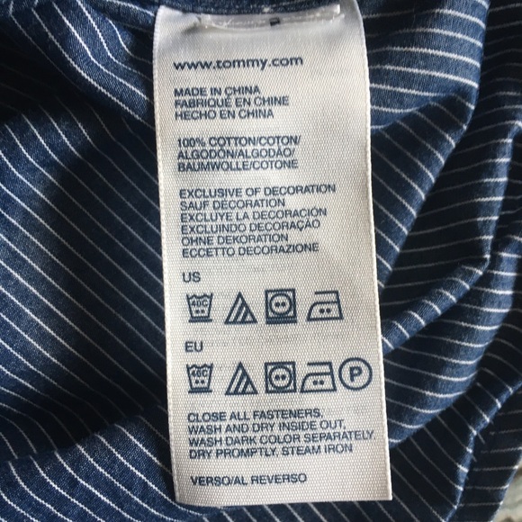 Men’s Tommy Long Sleeve Button Down - Picture 4 of 4